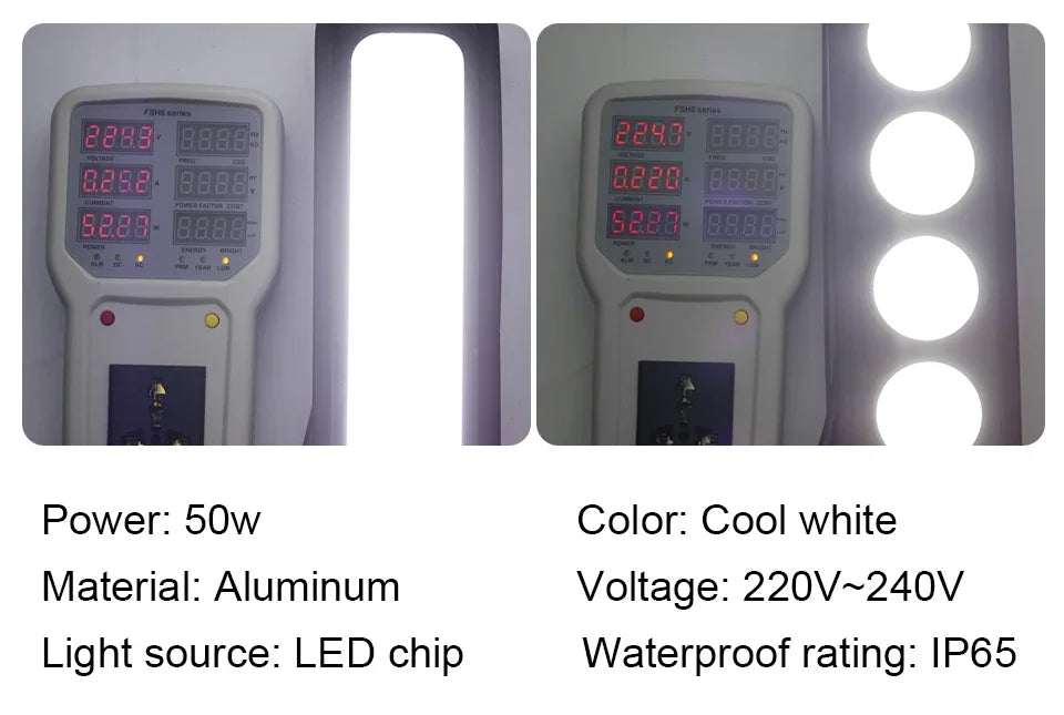 50W LED FloodLight Outdoor Lighting COB Floodlight 220V Reflector Spotlight IP65 Waterproof Outdoor LED Gardern Wall Lamps