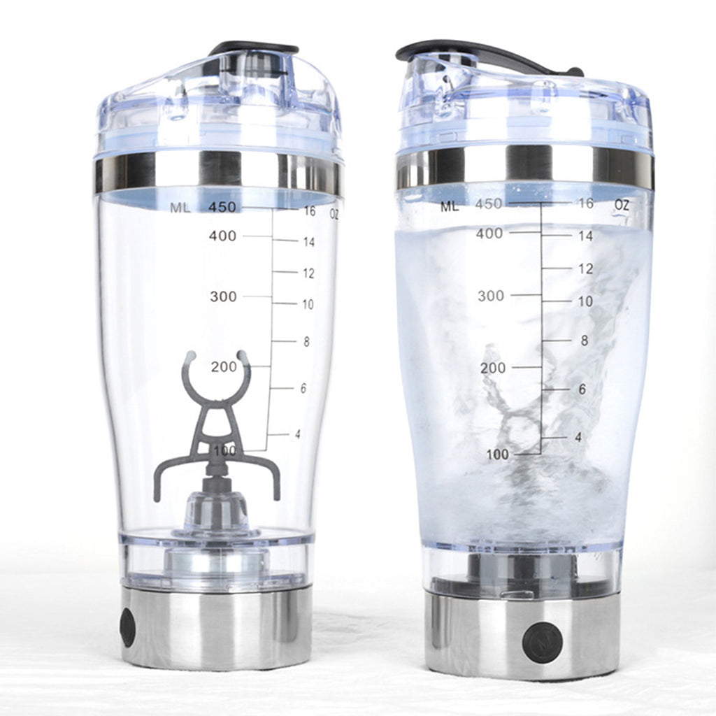 450ml/600ml Coffee Cup Electric Stirring Mug Large Capacity Mug Glass Waterproof Automatic Electric Protein Powder Mix Cup