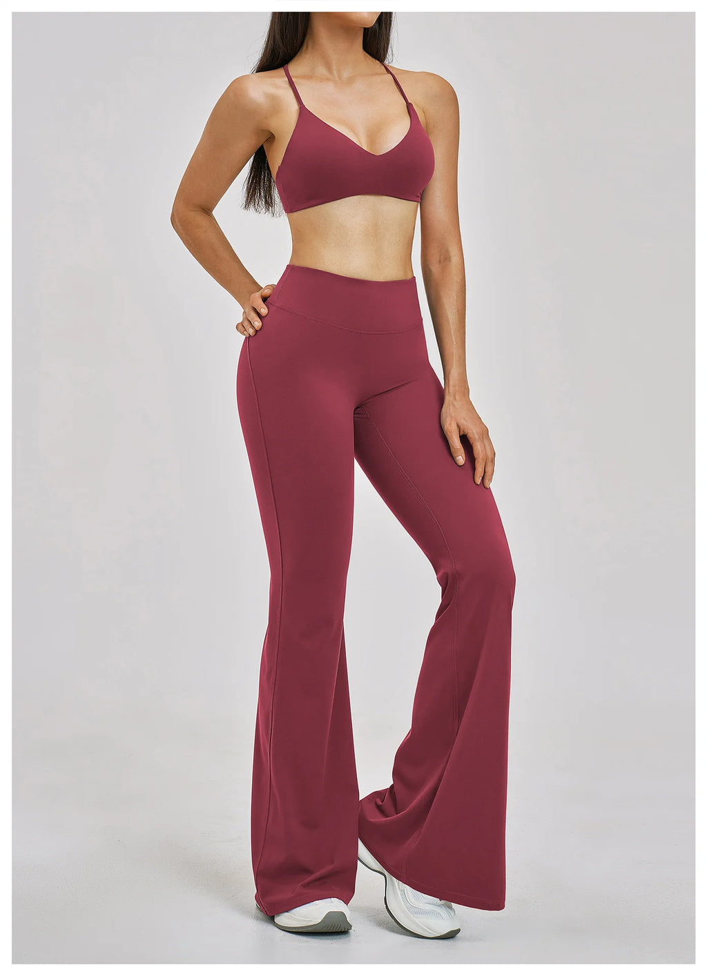 Yoga Set 2PCS Women's Clothes Sports Outfits Fitness Tracksuit Gym Shockproof Workout Clothing Female Fitness Suit Athletic Wear