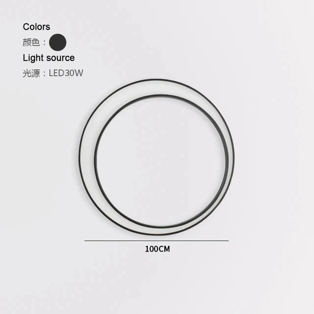 Modern IP65 Waterproof LED Outdoor Wall Light Villa Terrace Garden Street Light Round Moon Background Porch Lamps