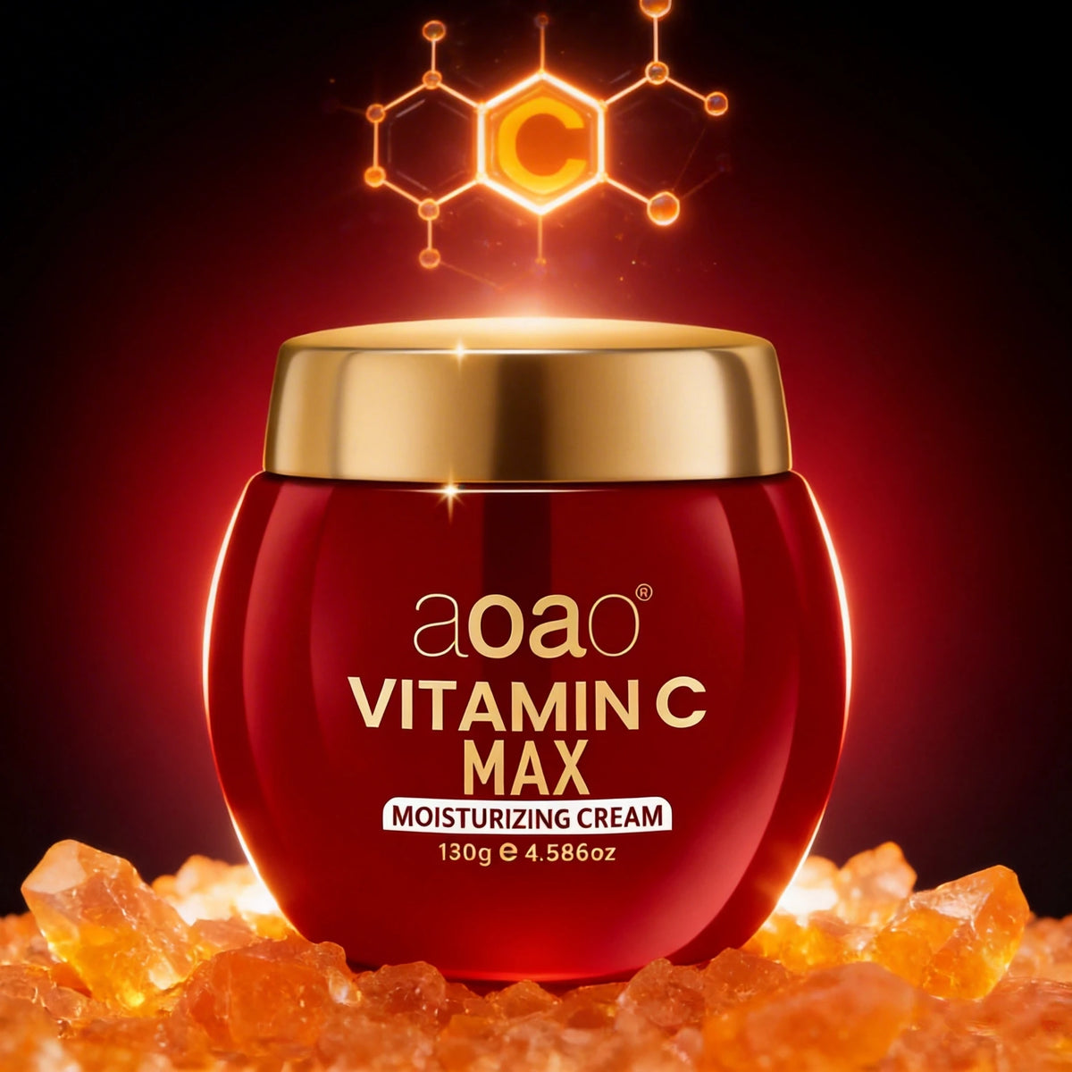 Vitamin C Face Cream,Brighten Skin & Firm,Day Night Hydrating Moisturizing Facial Cream For Face Skin Care 130g/4.586oz