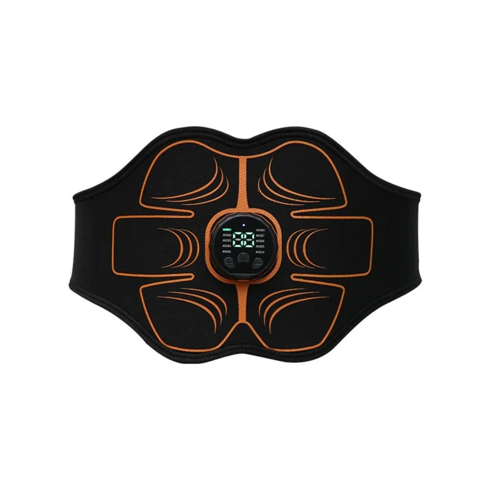 Electric Abdominal Belt Waist Trainer Wireless Abs Trainer USB Recharge Portable EMS Muscle Stimulator Body Slimming