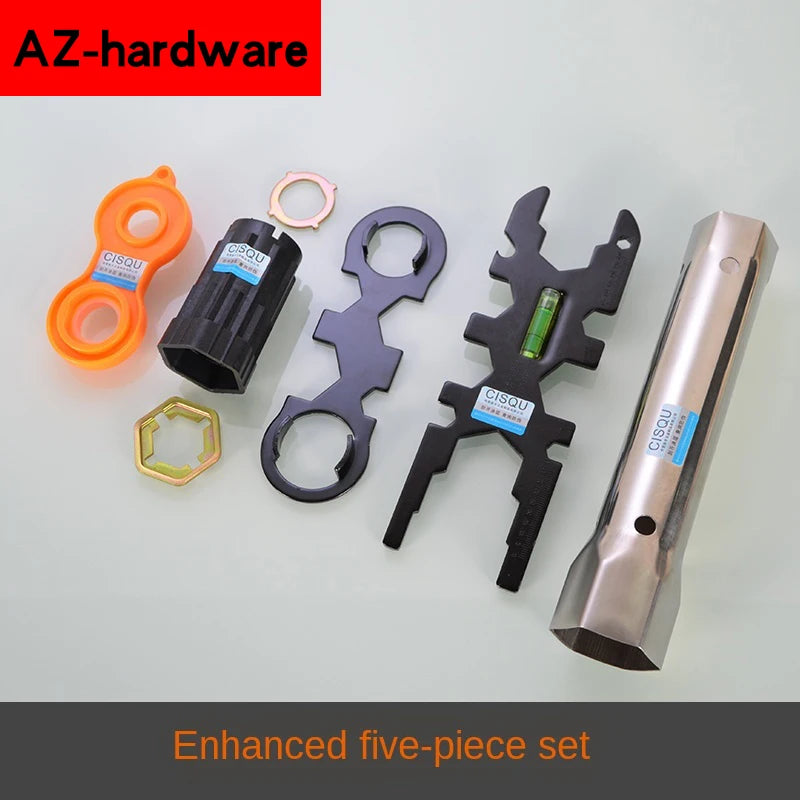 Faucet Multifunctional Repair Tool Drainer Sleeve Wrench Toilet Bubbler Inlet Pipe Installation Accessories