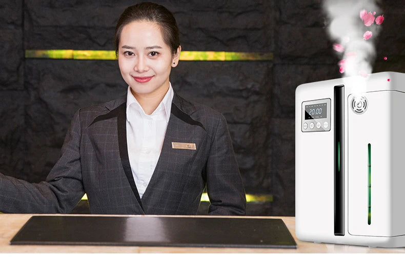 300m³ Aromatherapy Dispenser Hotel Commercial Dispenser Mall Automatic Aroma Essential Oil Diffuser Home Fragrance Air Purifier