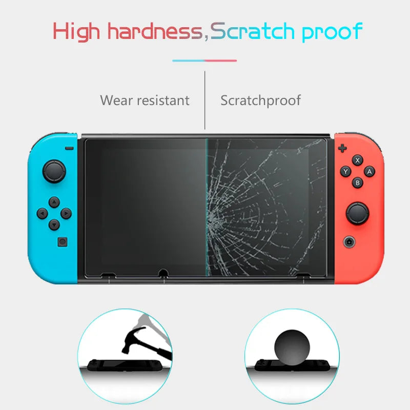 New Protective Tempered Glass For Nintend Switch Lite Screen Protector Film For Nintendos Switch NS OLED Glass Accessories