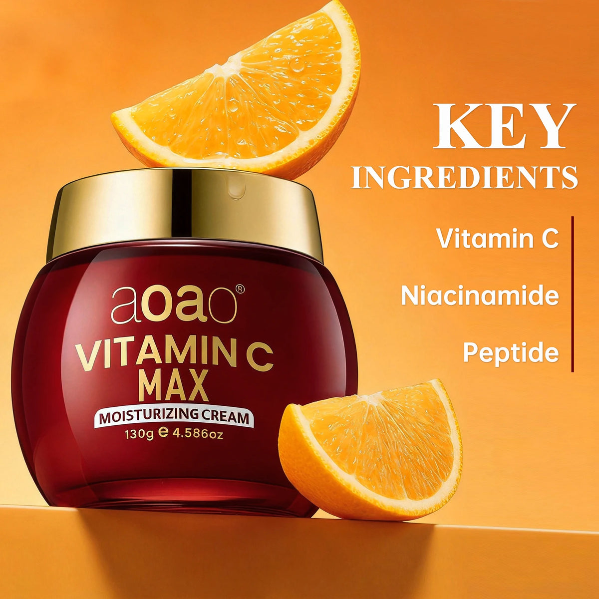 Vitamin C Face Cream,Brighten Skin & Firm,Day Night Hydrating Moisturizing Facial Cream For Face Skin Care 130g/4.586oz