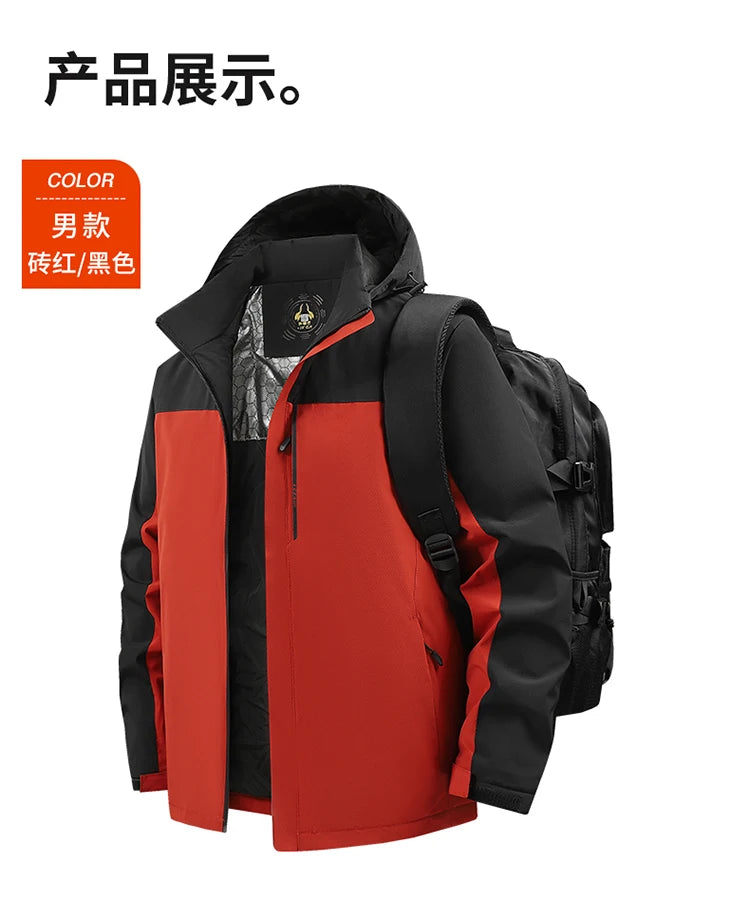 Men's Parka Splicing Mens Parka Winter New Hooded Down Jacket Fleece Warm Jackets Men Business Leisure Coat Baseball Coats 5099