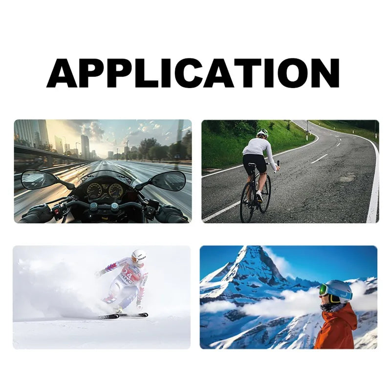 HD 4K Action Camera Wireless Wi-Fi Mini Outdoor Sports Cam Waterproof Multi-Function Cycling Recorder Wearable Helmet Cam