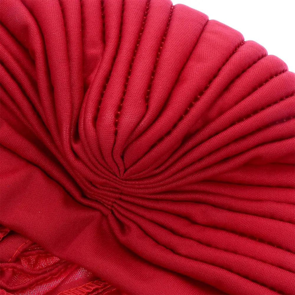 Women Head Wrap Ladies Head Cover Stretchy Turban Muslim Hat Bandana Scarf Hair Loss Chemo Cap Headwear