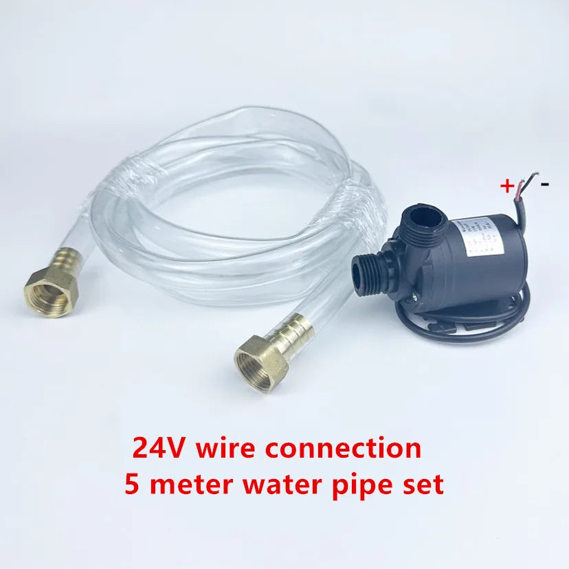 Submersibles 12V Water Pump 800L/H 5m DC24V Brushless Motor Water Circulation Solar Water Pumps for Touring RV Fountain Aquarium