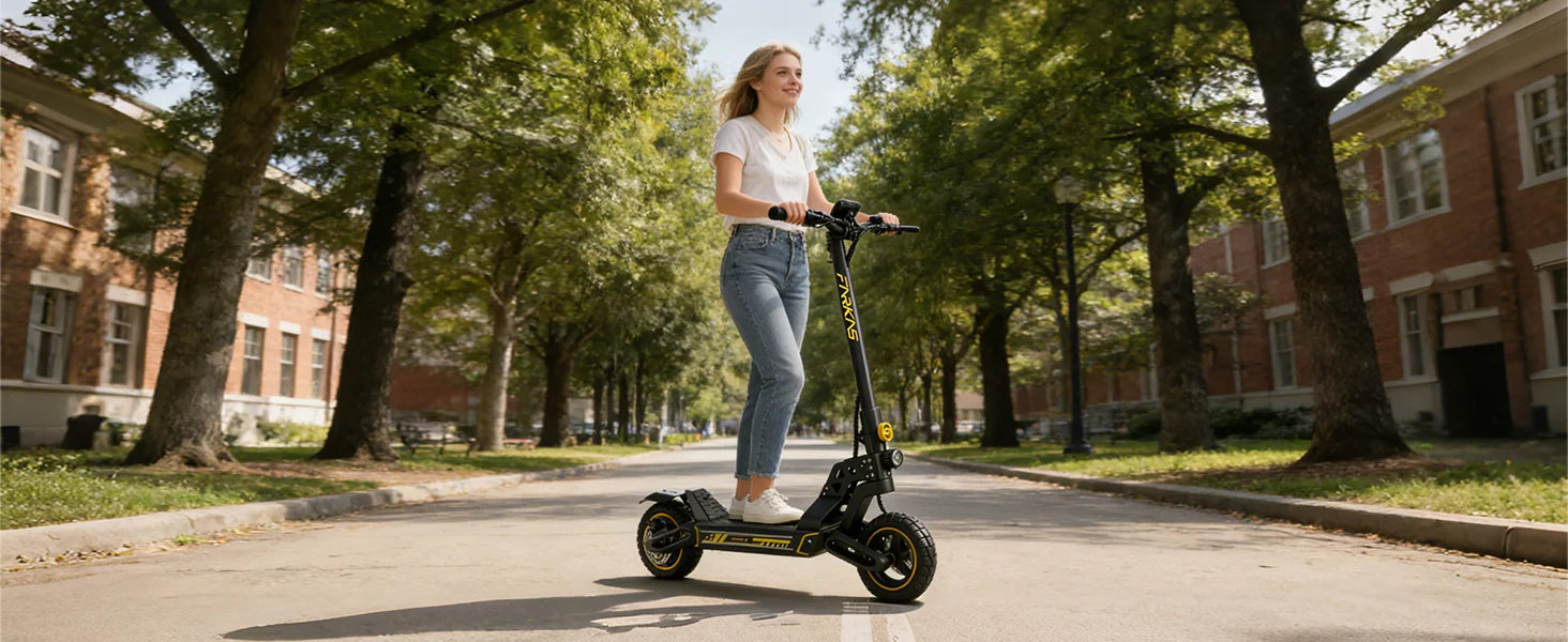 1200W Motor Foldable Adult Electric Scooter 48V 13AH Battery 30MPH Max Speed 10 Inch Off-Road Tires E-Scooter 35-45KM
