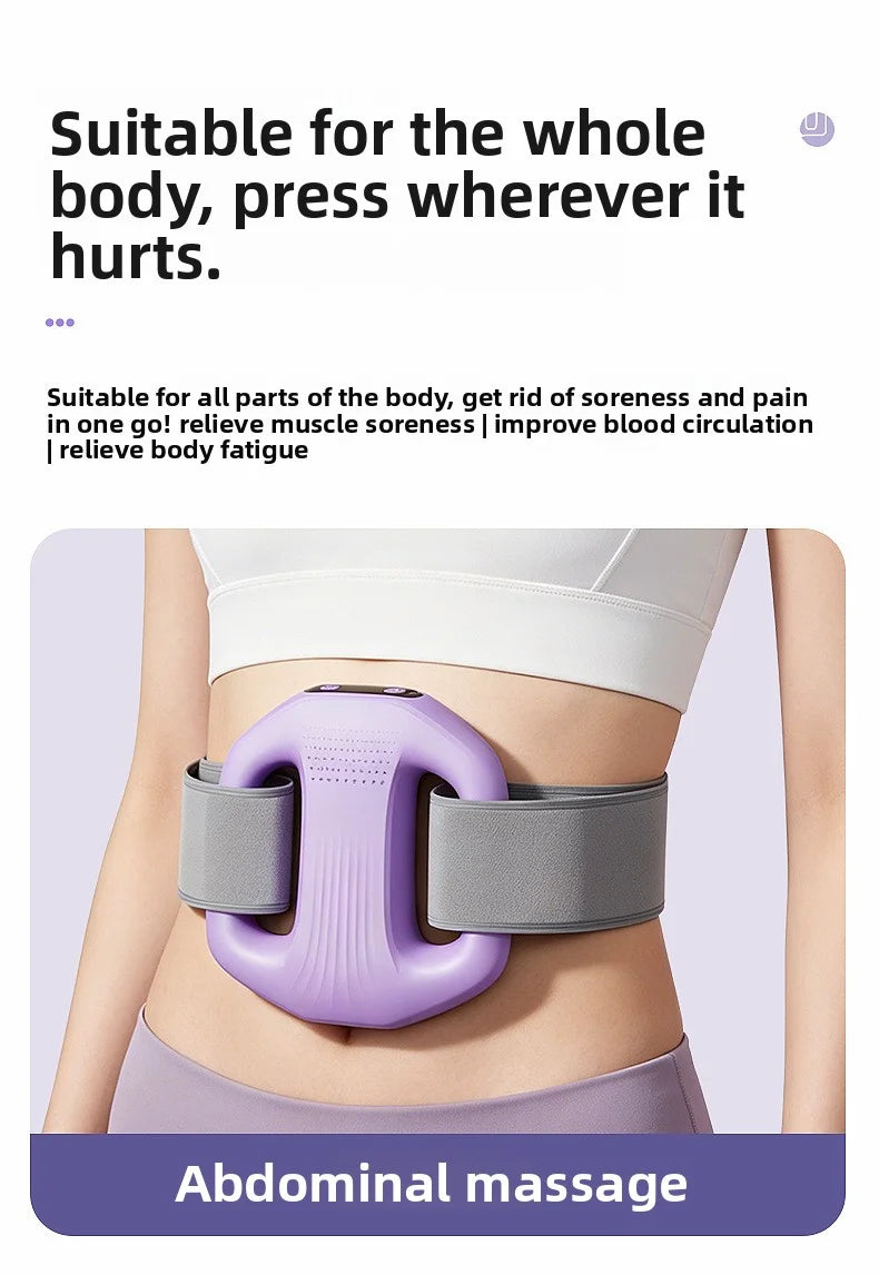 Lazy person's fascia ring fat-burning machine for belly, waist and leg slimming and body beautifying, fat-burning massage device