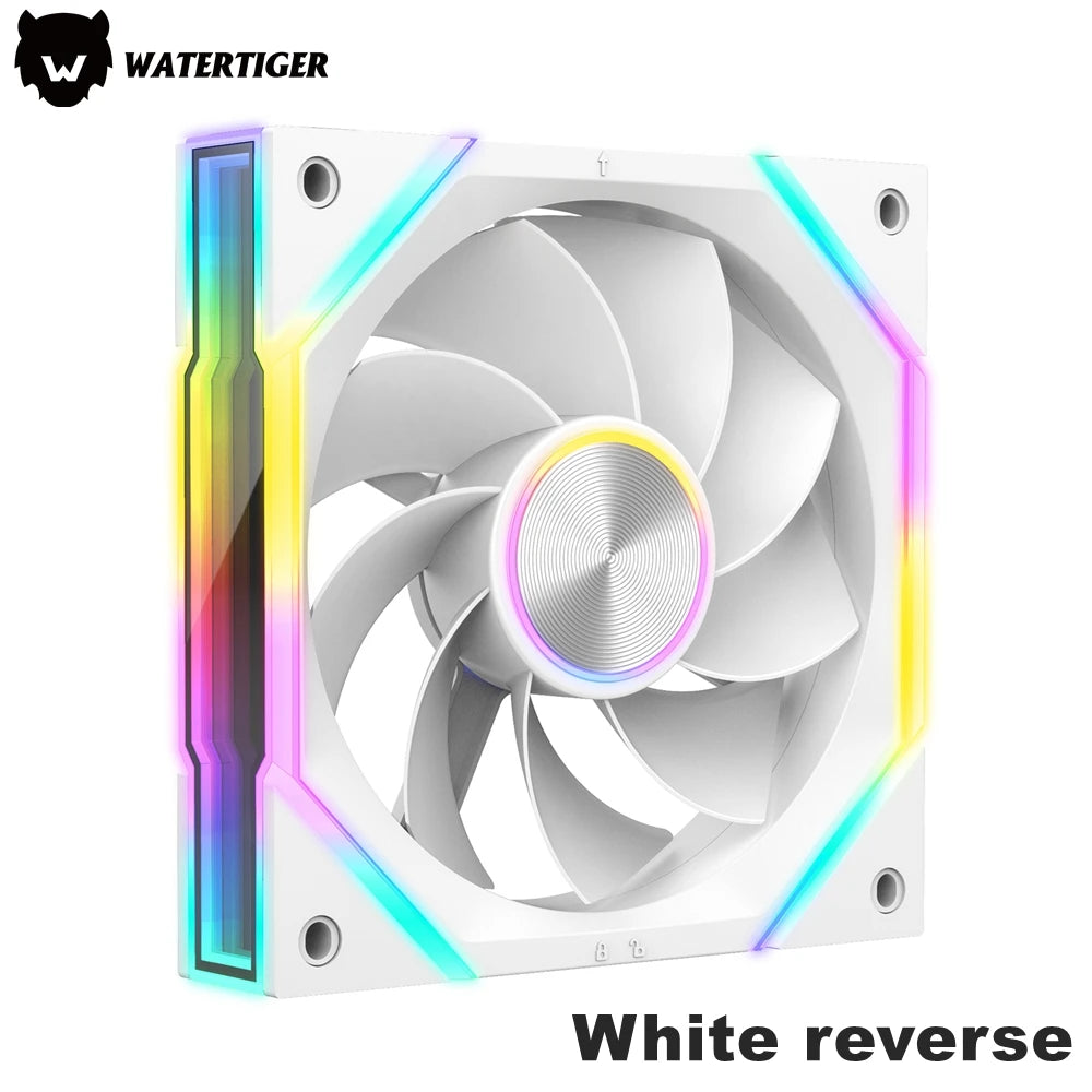 Guangchi V2 building block fan, 120mm case fan,12025 water-cooled fan, 5V ARGB light-emitting fan, convenient for combination.