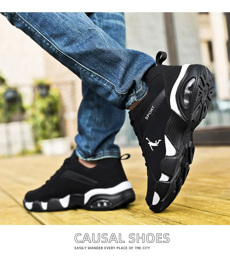Fashion Men Professional Running Shoes Lightweight and Breathable Sneakers Lace Up Outdoor Sports Tennis Shoes New Casual Shoes