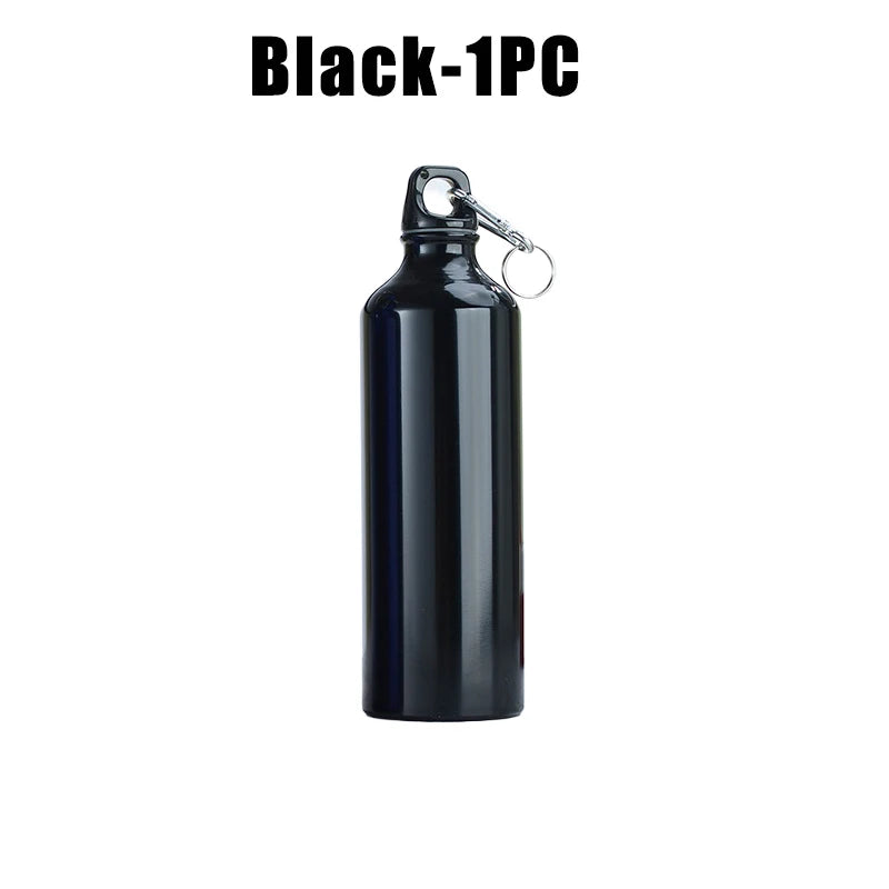 500ml 750ml Gradient Aluminum Water Bottle Large Capacity Gym Outdoor Sports Flask Leakproof Portable Gift Drinkware