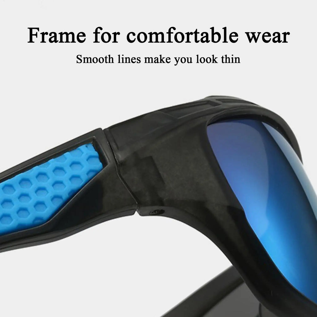 Mens Sun Glasses UV Sunglasses Polarized Glasses for Men Comfortable Fashion Shades Outdoor Sport Eyewear for Driving Running