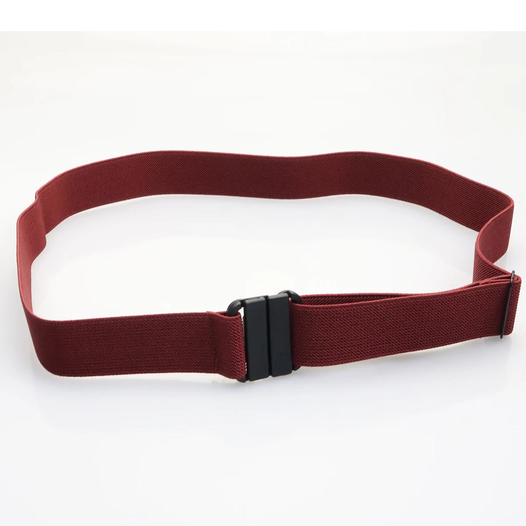 Casual Solid Color Elastic Belt Metal-free Ultra-light Elastic Belt Maximum length 140cm
