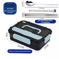 Bento Lunch Box Leak Proof: 2/3 Compartment Lids Food Grade Work School Travel Daily Meal Prep