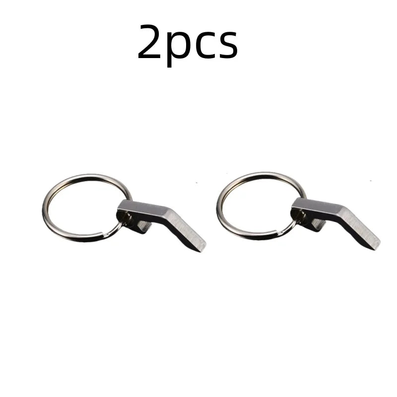 3 styles Portable Mini Bottle Opener Stainless Steel Titanium Alloy Key Ring Carry Easily Bar Tool Kitchen Gadgets