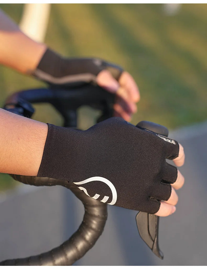 INBIKE Cycling Gloves Half Finger Summer Men Women MTB Gloves Shock-absorption Mountain Bike Sports Gloves Cycling Accessories