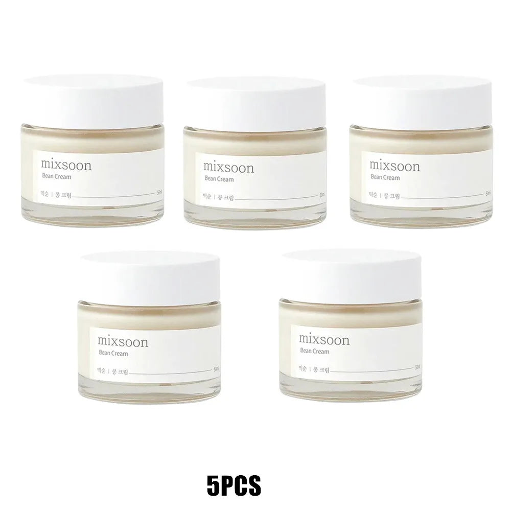 Mixsoon Bean Essence & Cream - Repair Damage Anti-aging Fade Spots Thick And Moist Moisture Mild and Smoothing Korean Skincare