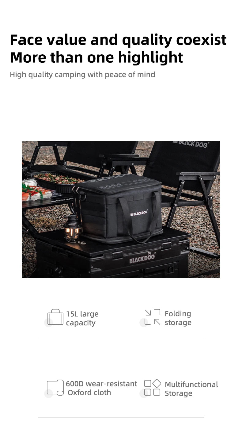 Blackdog Outdoor Camping Gear Storage Bag Large Capacity Portable Collapsible Storage Bag Sundries Bag