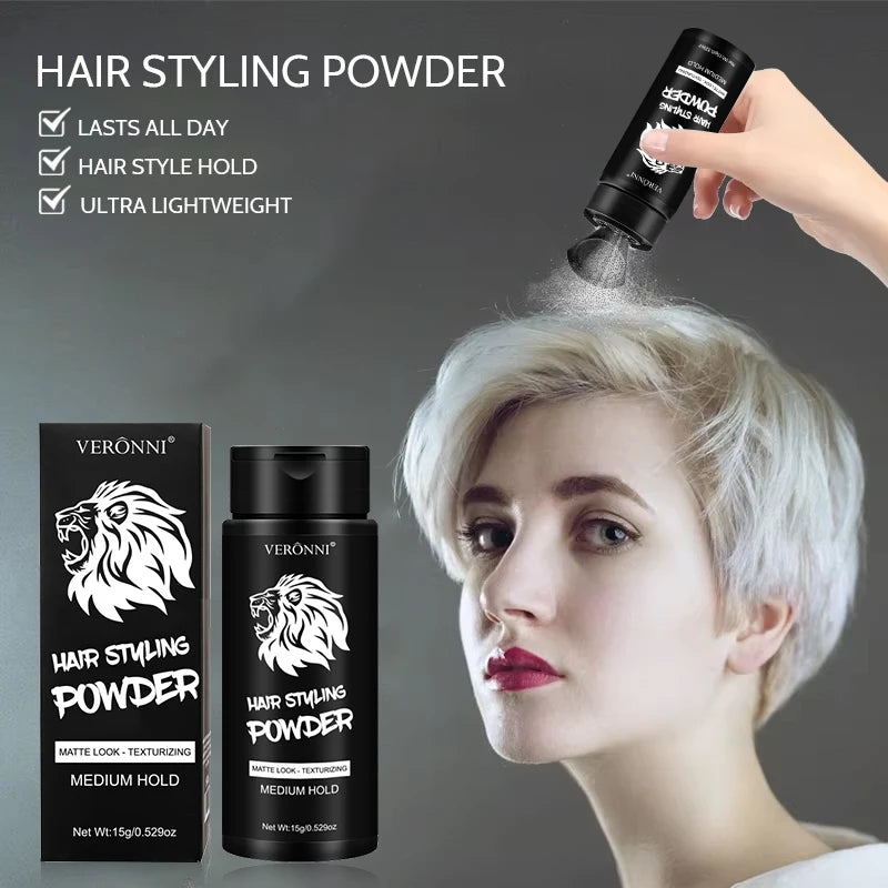 Volumizing Hair Styling powde,oil Control Volumizing Hair Powder,DIY-friendly,Long-lasting Hold for Men and Women No Mess Hair