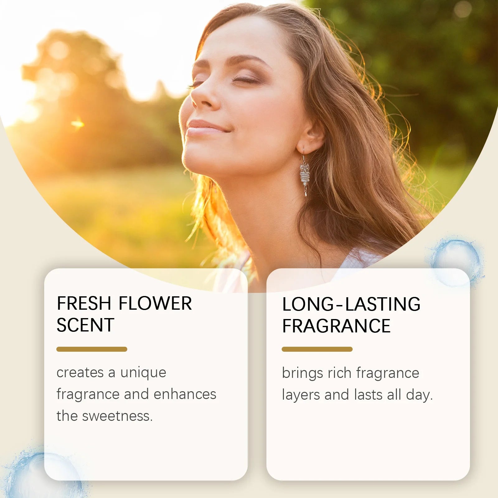 Coconut Vanilla Romantic Body Mist - Fresh Elegant Scent, Long-Lasting Natural Fragrance, Portable Daily Niche Perfume