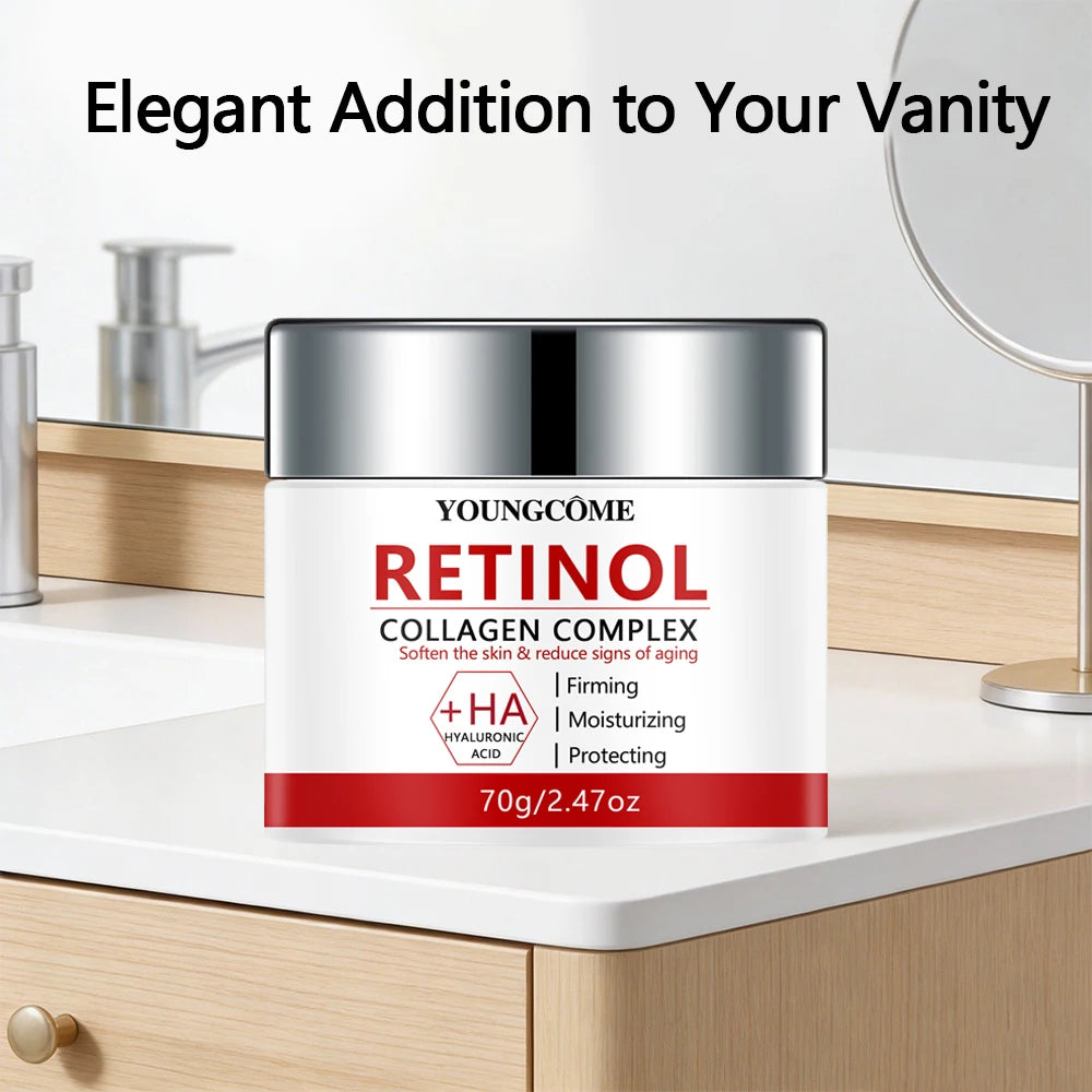 Retinol Collagen Facial Care Moisturizing Cream Deep Hydration Suitable for dry Aging Face Cream Moisturizing Skin Repair