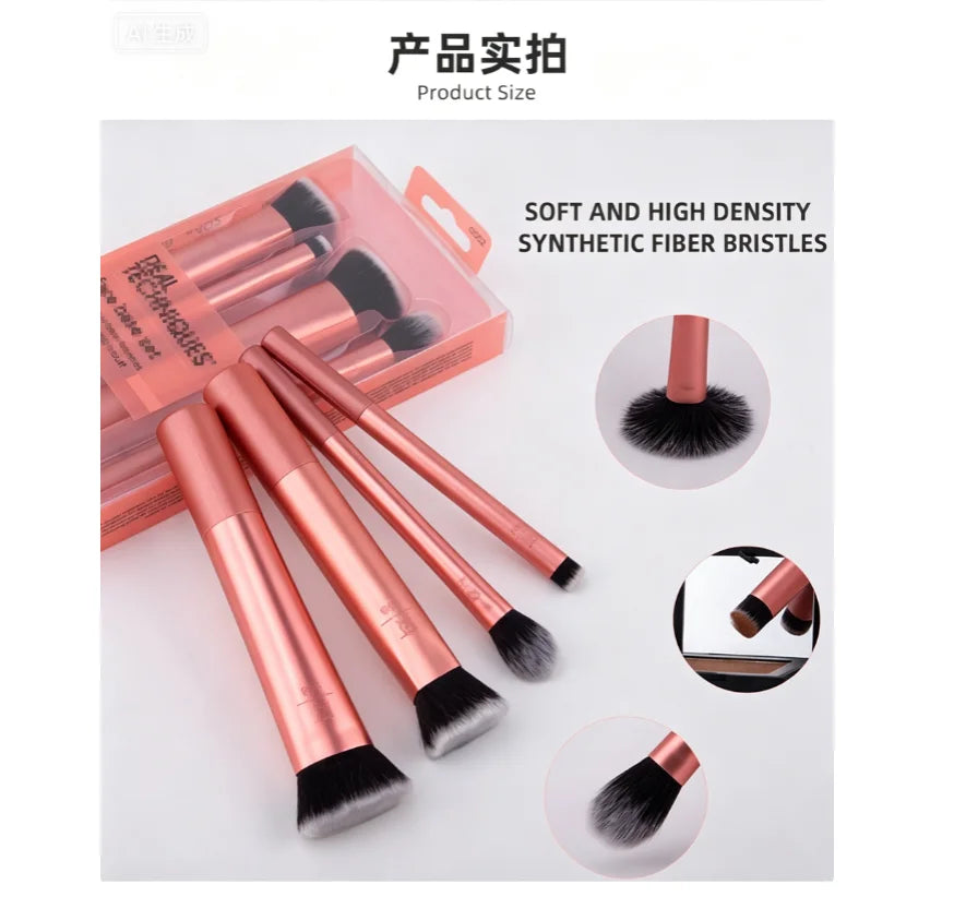 Single facial brightening, contouring and contouring brush beauty tool