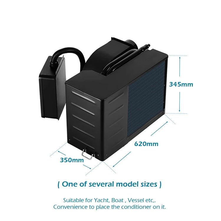Marine Air Conditioner WIFI Remote Pump Control for Boat 9000BTU Yacht Air Conditioning Self-provided Precision Control System