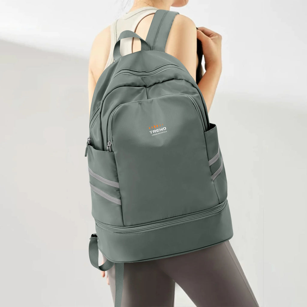 Women Travel Backpack Climbing Bags Waterproof Backpack With Shoe Compartment Nylon Sports Backpack Men Fitness Swimming Bag