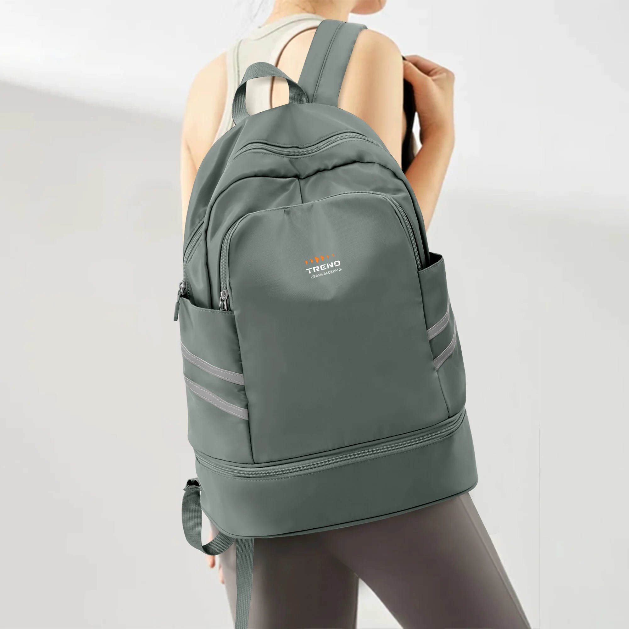 Women Travel Backpack Climbing Bags Waterproof Backpack With Shoe Compartment Nylon Sports Backpack Men Fitness Swimming Bag
