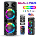 3000W Portable Bluetooth Speaker Sub Woofer Heavy Bass Sound System Party Dj Karaoke Rechargeable Loud Speaker