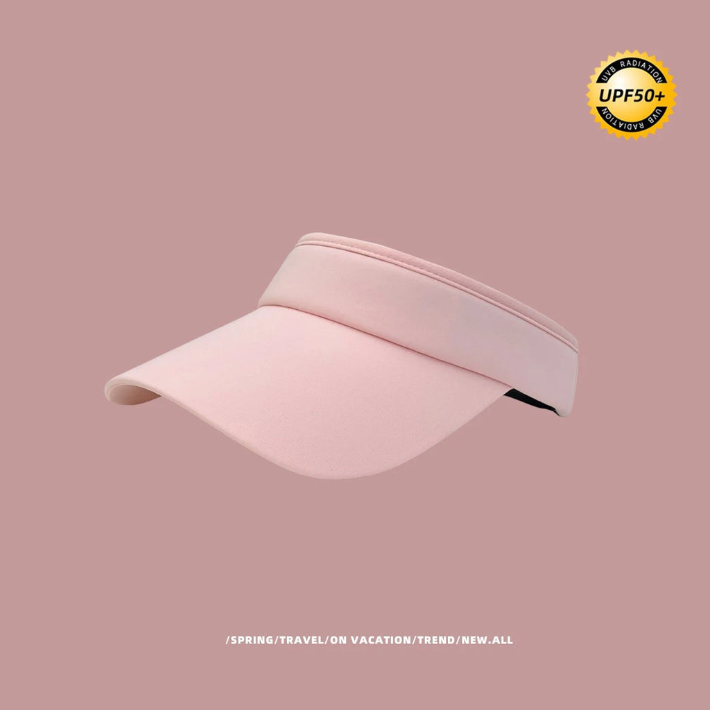 Men's and women's running cap with a large brim for outdoor sports in summer, featuring a sun-blocking and sunscreen function, i
