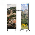 ZDHQ ultra-thin full-view indoor digital advertising LED display with 1-year warranty, suitable for retail mall promotions