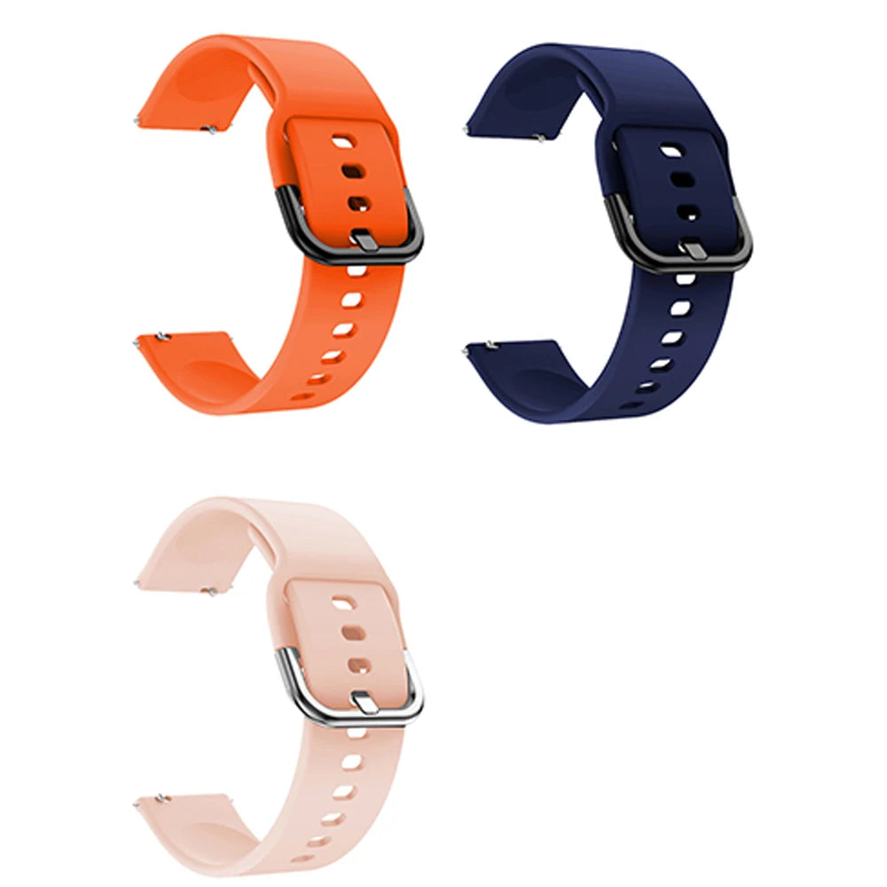 Strap For Amazfit GTS 2/4/3/GTS 2/4 Mini/GTR 4/2/2e 20mm/22mm Watch Silicone Sport Bracelet Amazfit bip 5 3/S/u pro Series band