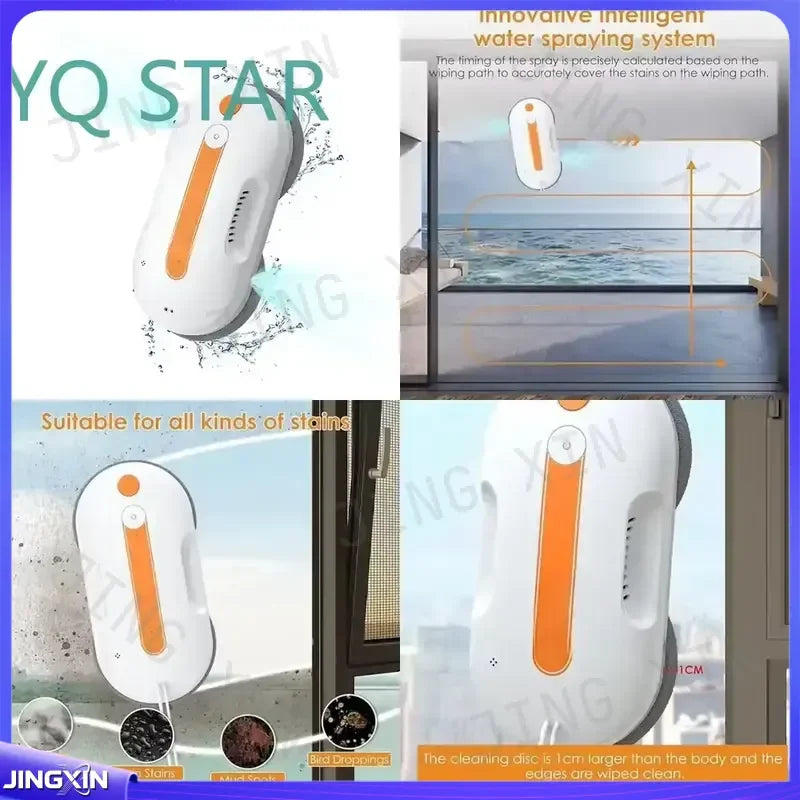 custom for Ultra Thin Smart Window Cleaning Robot Automatic Glass Washer Home Appliance Vacuum Cleaner Tool