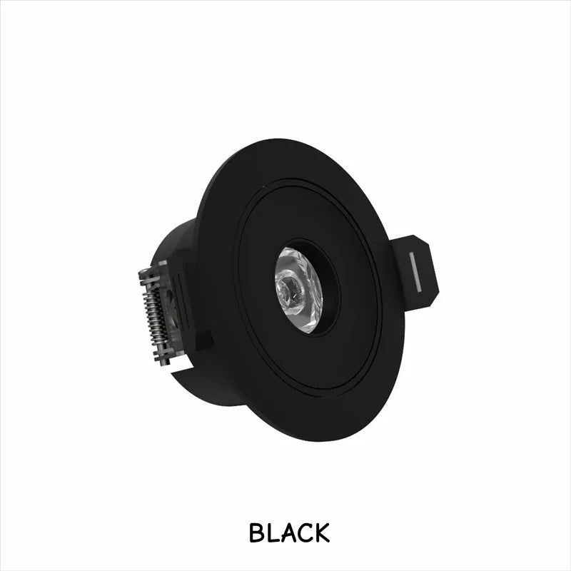 Embedded LED ultra-small spotlight, living room, corridor, wine cabinet, ambient lighting, 3°, 5°, 8°, 10°, 15° museum lighting