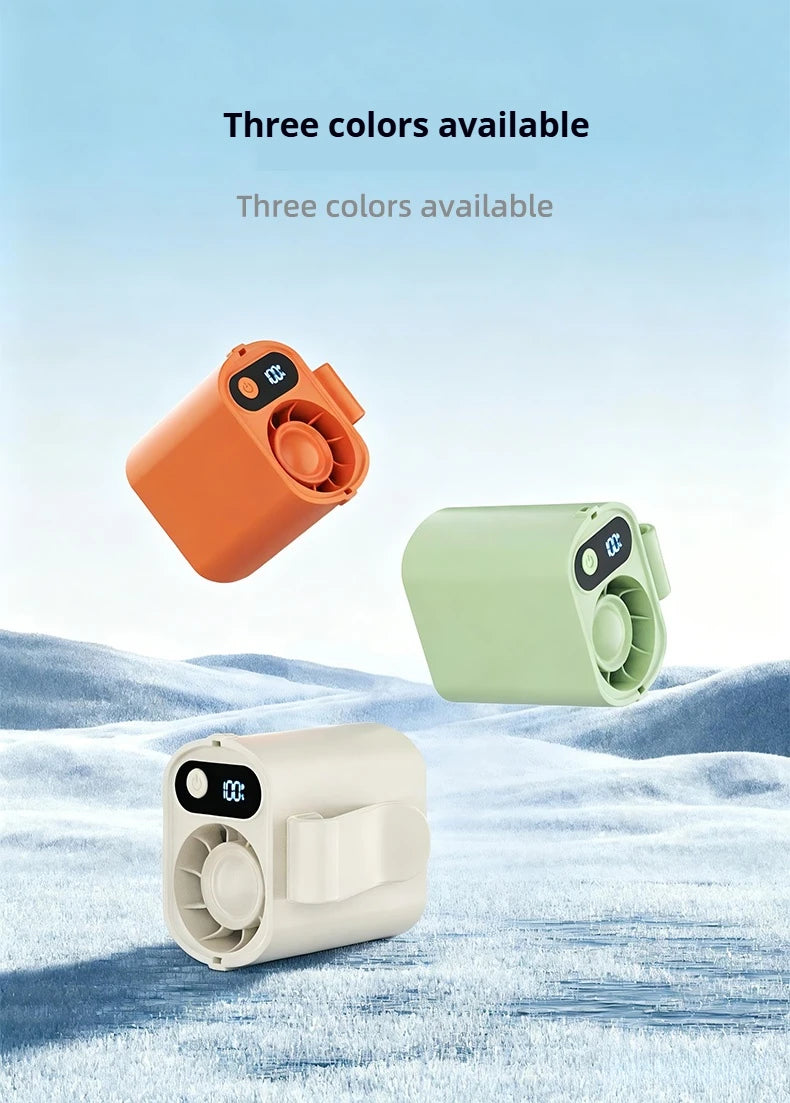 2026 New Mini Fan Umbrella Fan Multifunctional USB Charging Portable Handheld Waist Hanging Desktop Outdoor Desktop Fan