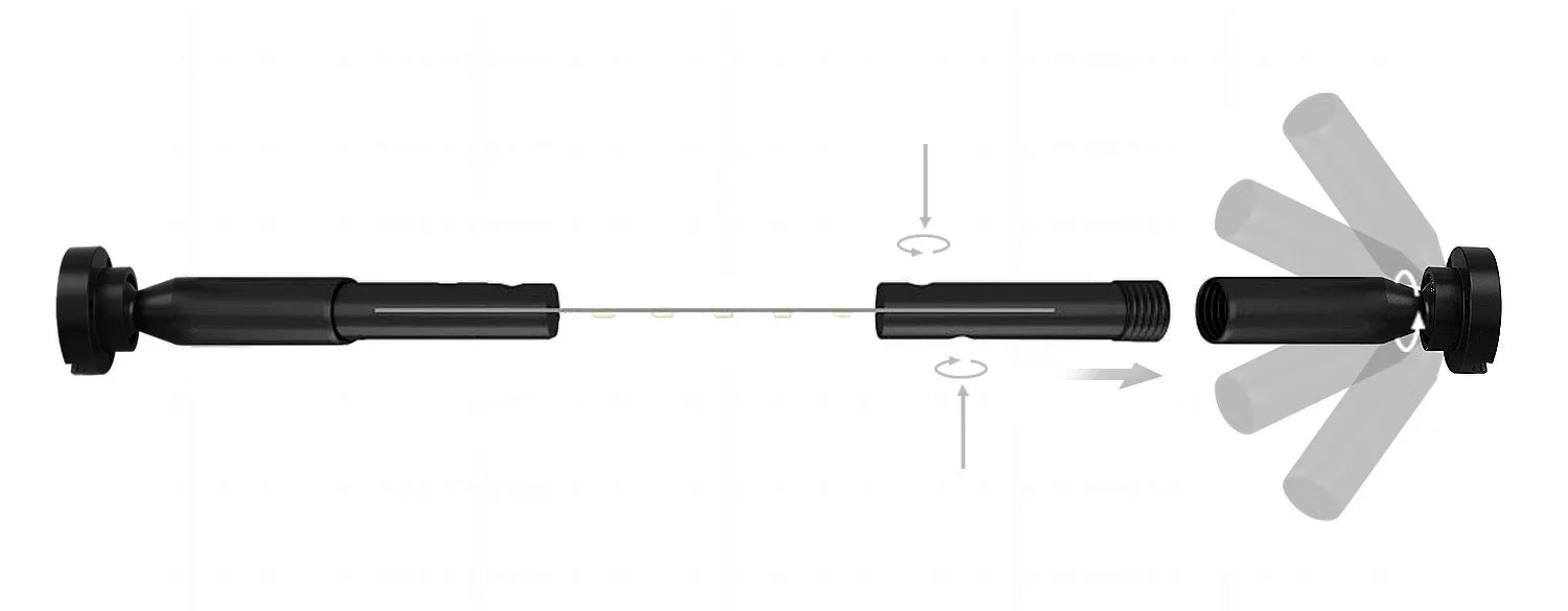 Skyline Linear Wall Lamp Strip Family Decoration Black White Steel Bar Villa Aisle DIY Length LED Ceiling Light Cutting Sconce