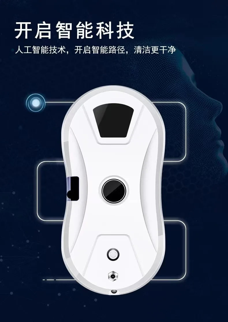 Fully Automatic High-altitude Cleaning Machine Long-lasting Battery Life Strong Suction Anti-drop Window Cleaning Robot 로봇 창문닦이