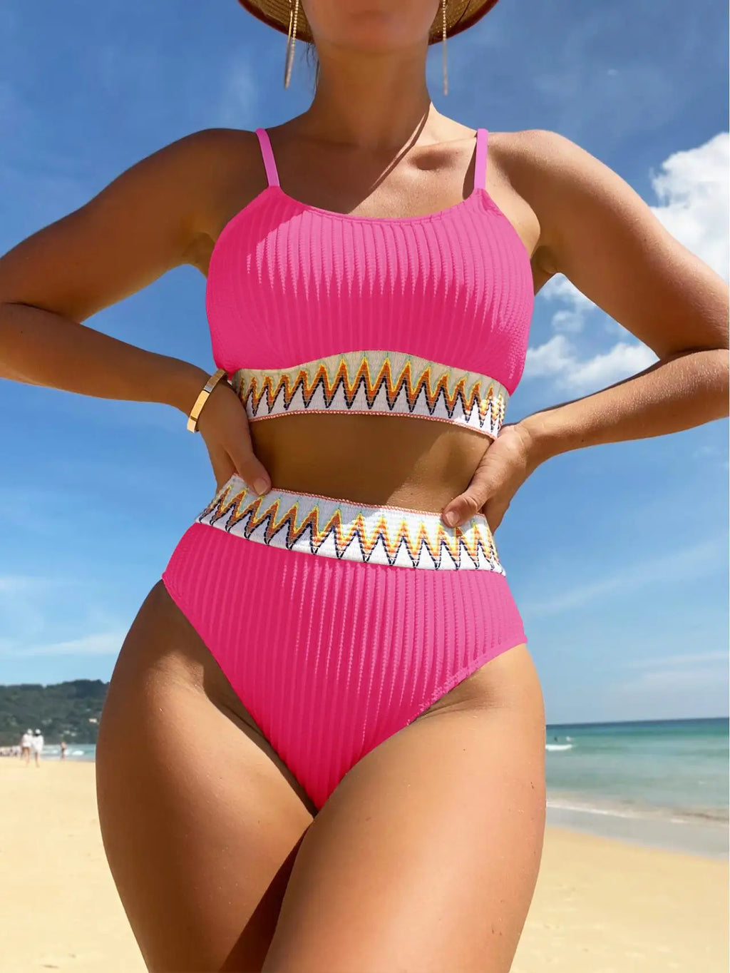 Bikini Swimsuit Woman 2026 New Swimwear Sexy Bikini Fashion Women Split Swimwear Ribbon Swimwear купальник