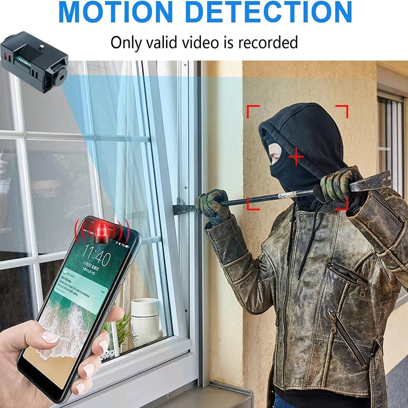 HD Mini Camera Night Vision Lightweight Portable Premium Cams Motion Detection Wireless Surveillance Camera Home Safety Security