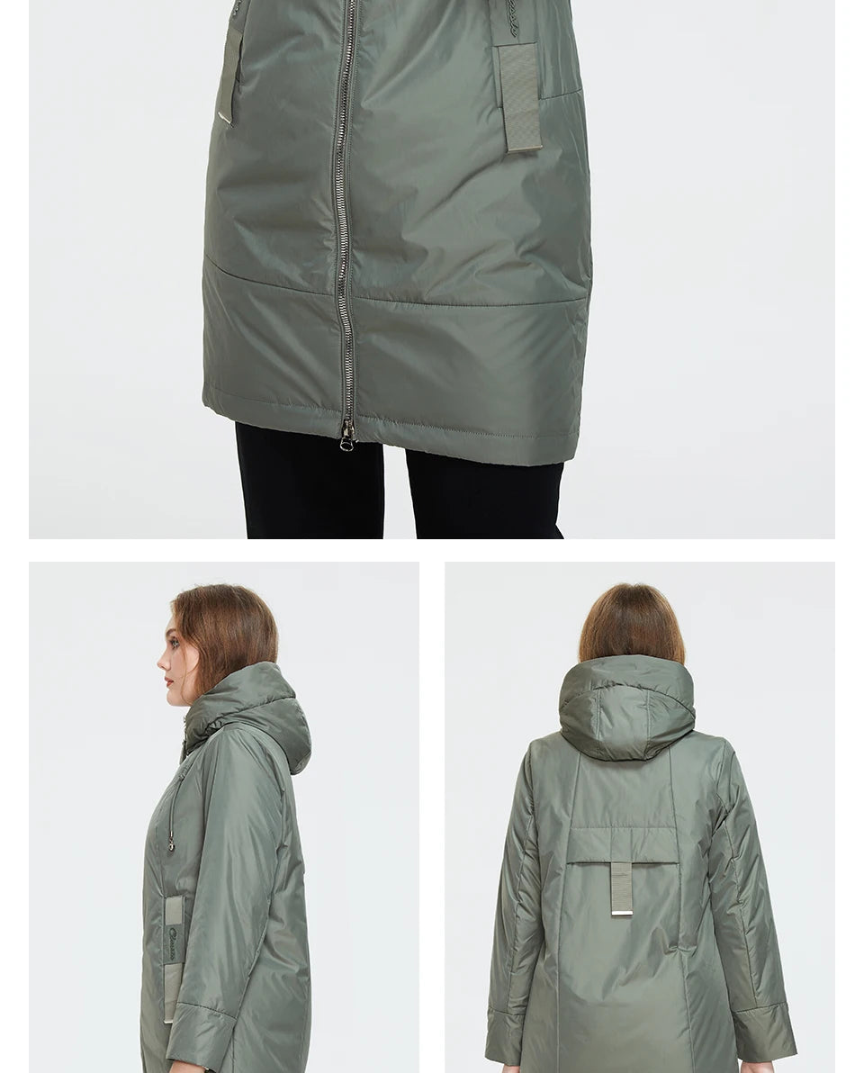Astrid 2022 New winter jacket Mid-length Hooded Design Oversize Fashion Women's down jacket warm Parka Women Coat  AM-9726