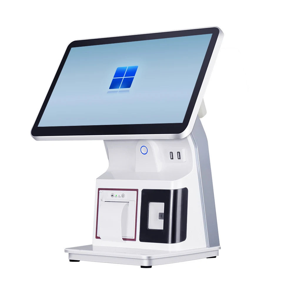 Full-Function All-in-One Touch Screen POS System Premium Cash Register Hardware Machine