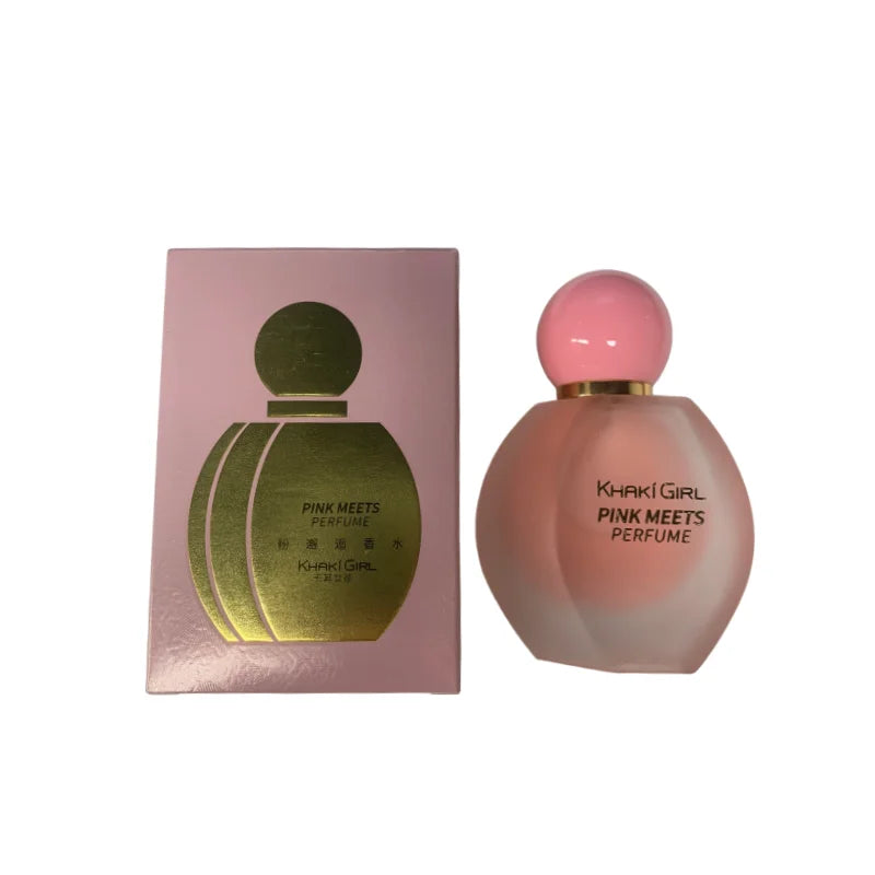 Pink Encounter Perfume Romantic Elegant Women's Perfume Strawberry Cedar Floral Fragrance Long-lasting Fresh Eau De Toilette