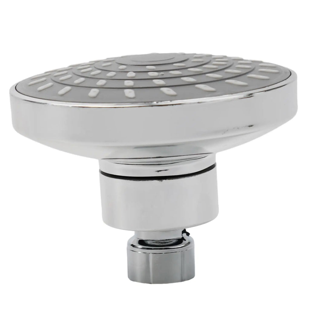 Shower Head Sprayer Adjustable Rainfall Wall-Mounted Chrome ABS Plastic High-Pressure Shower Heads Bathroom Fixture Accessories