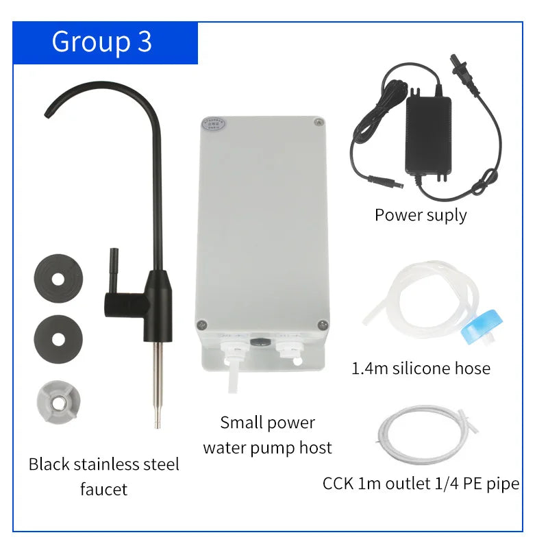 12V Electric Caravan Galley Water Pump 1.5 L/min Automatic Suction for Motorhome Boat Bottled Water System