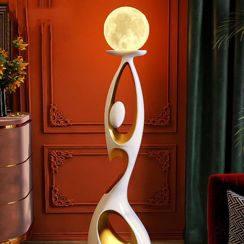 Modern LED Floor Lamp for Living Room Bedroom, Dimmable Standing Lamp with Remote Control, 3 Color Temperatures.